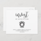 将来の不動産に投資す実在る農業 ポストカード (正面/裏面)