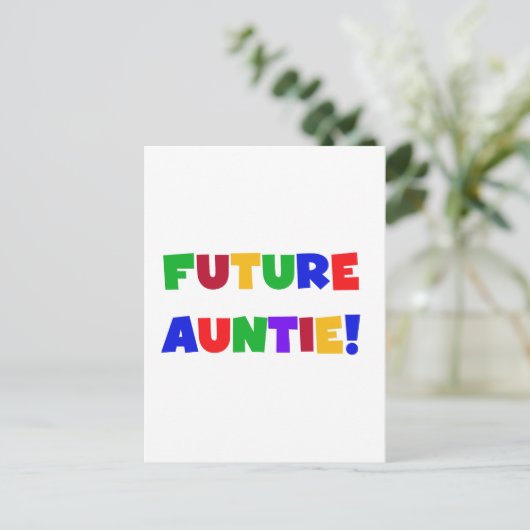 将来の主要カラーTシャツとギフト ポストカード (スタンド正面)