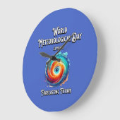 将来の予測 ラージ壁時計 (傾斜)