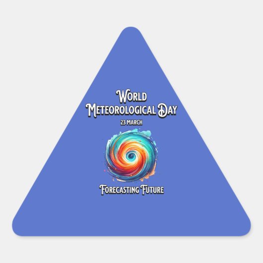 将来の予測 三角形シール (正面)