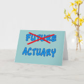 将来の保険計理人の卒業者ギフトが廃止される カード (黄色い花)