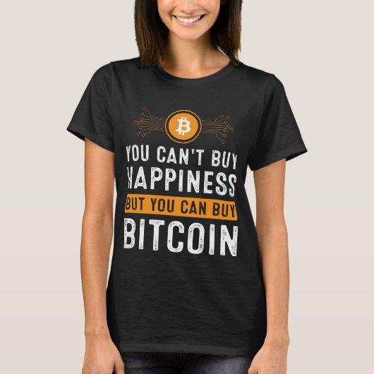 将来の億万長者 ビットコイン ユーモア 仮想通貨 Tシャツ (正面)