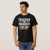 将来の先生を目指して 教育学生 Tシャツ (正面フル)