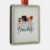 将来の先生 メタルオーナメント (右)