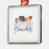 将来の先生 メタルオーナメント (左)
