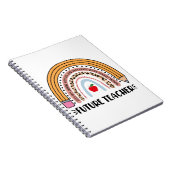 将来の先生、進行中の先生、1年生のお茶 ノートブック (右側)