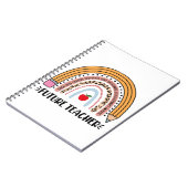 将来の先生、進行中の先生、1年生のお茶 ノートブック (左側)