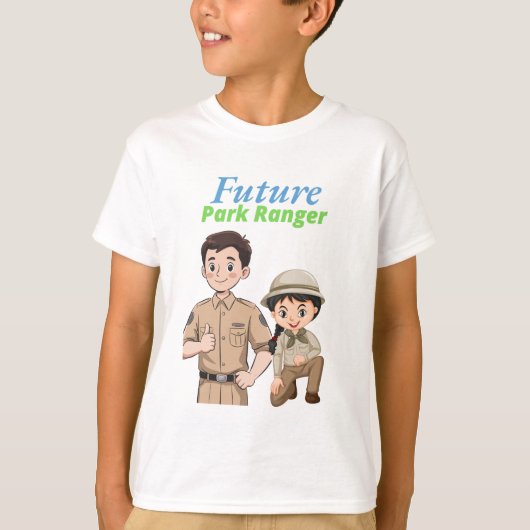 将来の公園レンジャー Tシャツ (正面)