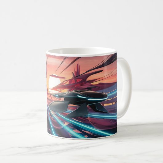 将来の出荷コーヒーマグ コーヒーマグカップ (正面右)