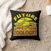 将来の動物学者 クッション (ブランケット)