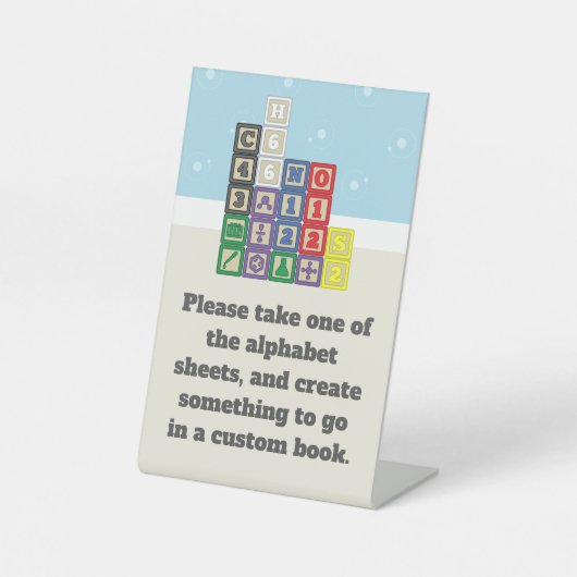 将来の化学者のブロックの台座徴候 台座サイン (正面)