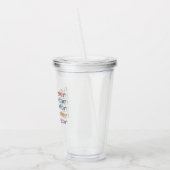 将来の医師医学部の学生ギフト アクリルタンブラー (左)