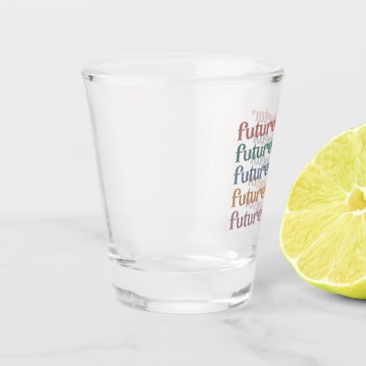将来の医師医学部の学生ギフト ショットグラス (左)