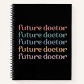将来の医師医学部の学生ギフト ノートブック (正面)