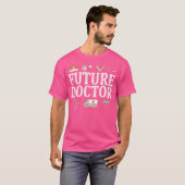 将来の医師医学部の学生 Tシャツ (正面フル)