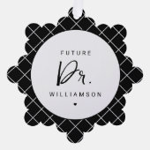 将来の医師 |医学部博士課程学生 オーナメントカード (正面)