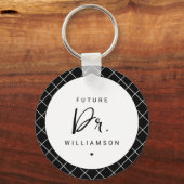 将来の医師 |医学部博士課程学生 キーホルダー (正面)