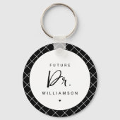 将来の医師 |医学部博士課程学生 キーホルダー (裏面)