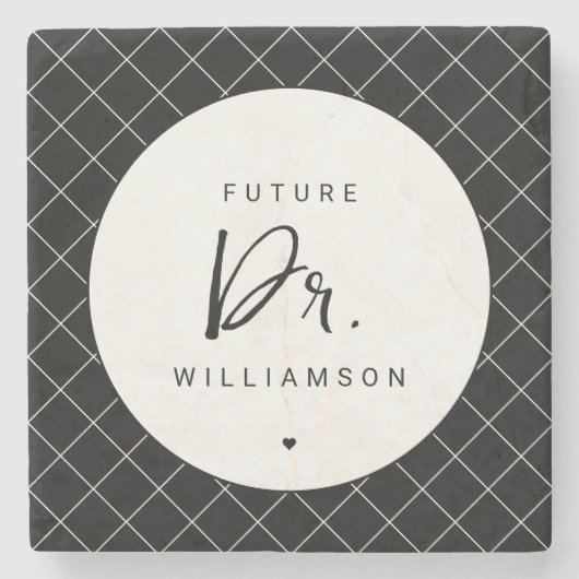 将来の医師 |医学部博士課程学生 ストーンコースター (正面)