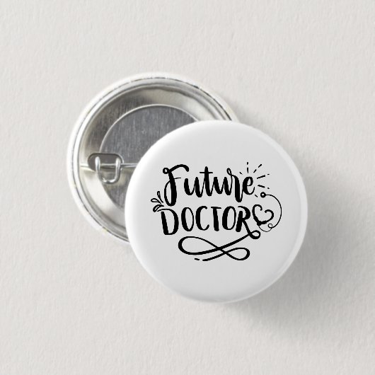 将来の医師 缶バッジ (正面&裏面)