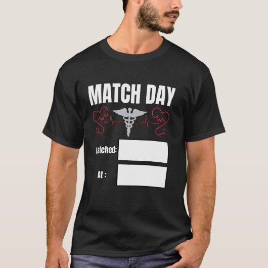 将来の医師 2026年マッチングデイ 医学マッチング Tシャツ (正面)