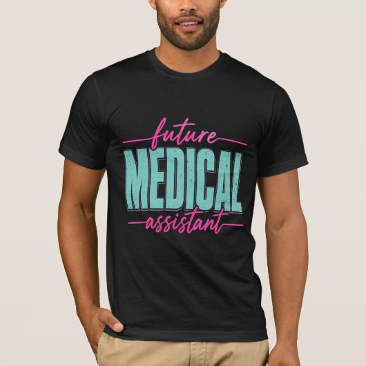 将来の医療アシスタント学生卒業 Tシャツ (正面)