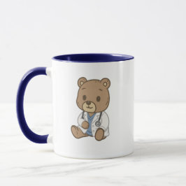 将来の医者のためのかわいいクマのマグカップ マグカップ