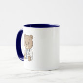 将来の医者のためのかわいいクマのマグカップ マグカップ (正面左)