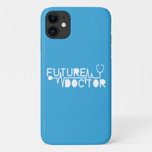 将来の医者 医学 聴診器 Case-Mate iPhoneケース (裏面)