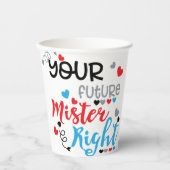 将来の右の人 紙コップ (正面)