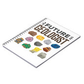 将来の地質学者の地質学の岩の宝石 ノートブック (左側)