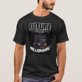 将来の外国為替億万長者Tシャツ、面白いトレーディング Tシャツ (正面)