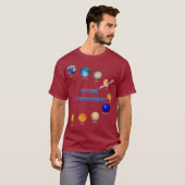 将来の天体物理学者宇宙物理学天文学 Tシャツ (正面フル)