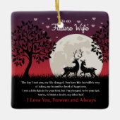 将来の妻に セラミックオーナメント (正面)