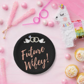 将来の妻ラブバーズ ペーパープレート (パーティー)