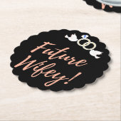 将来の妻ラブバード ペーパーコースター (アングル)