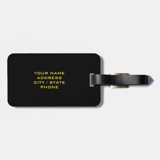 将来の宇宙観光客おもしろいの旅行荷物タグ ラゲッジタグ (裏面横)