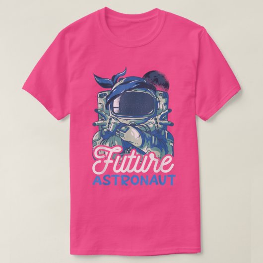 将来の宇宙飛行士 Tシャツ (デザイン正面)