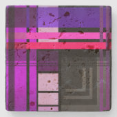 将来の完璧なプレイドストーンコースター ストーンコースター (正面)