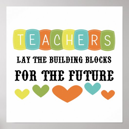 将来の建物ブロック ポスター (正面)