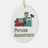 将来の建築家 セラミックオーナメント (右)