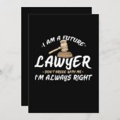 将来の弁護士です 招待状 (正面/裏面)