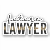 将来の弁護士法学校学生ギフト シール (正面)