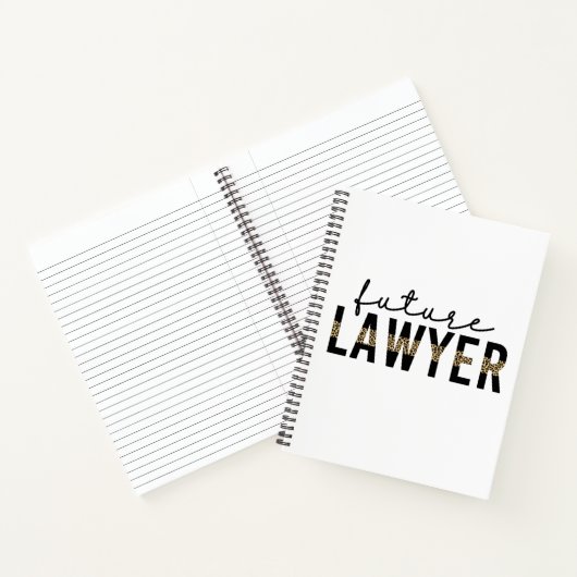 将来の弁護士法学校学生ギフト ノートブック (内部)