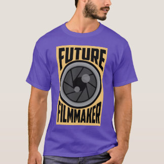 将来の映画製作者のための映画学生ギフト ビンテージスタイル Tシャツ
