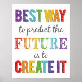 将来の最高の成長マインドを予測する方法 ポスター (正面)