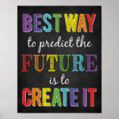将来の最高の成長マインドを予測する方法 ポスター (正面)