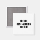 将来の最高の販売作家 マグネット (正面/裏面)