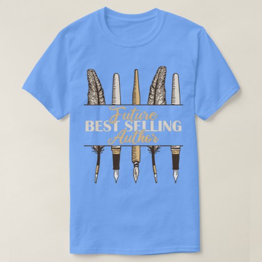将来の最高の販売作家 Tシャツ (デザイン正面)