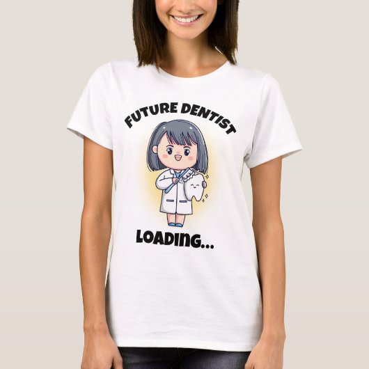 将来の歯医者さん Tシャツ (正面)